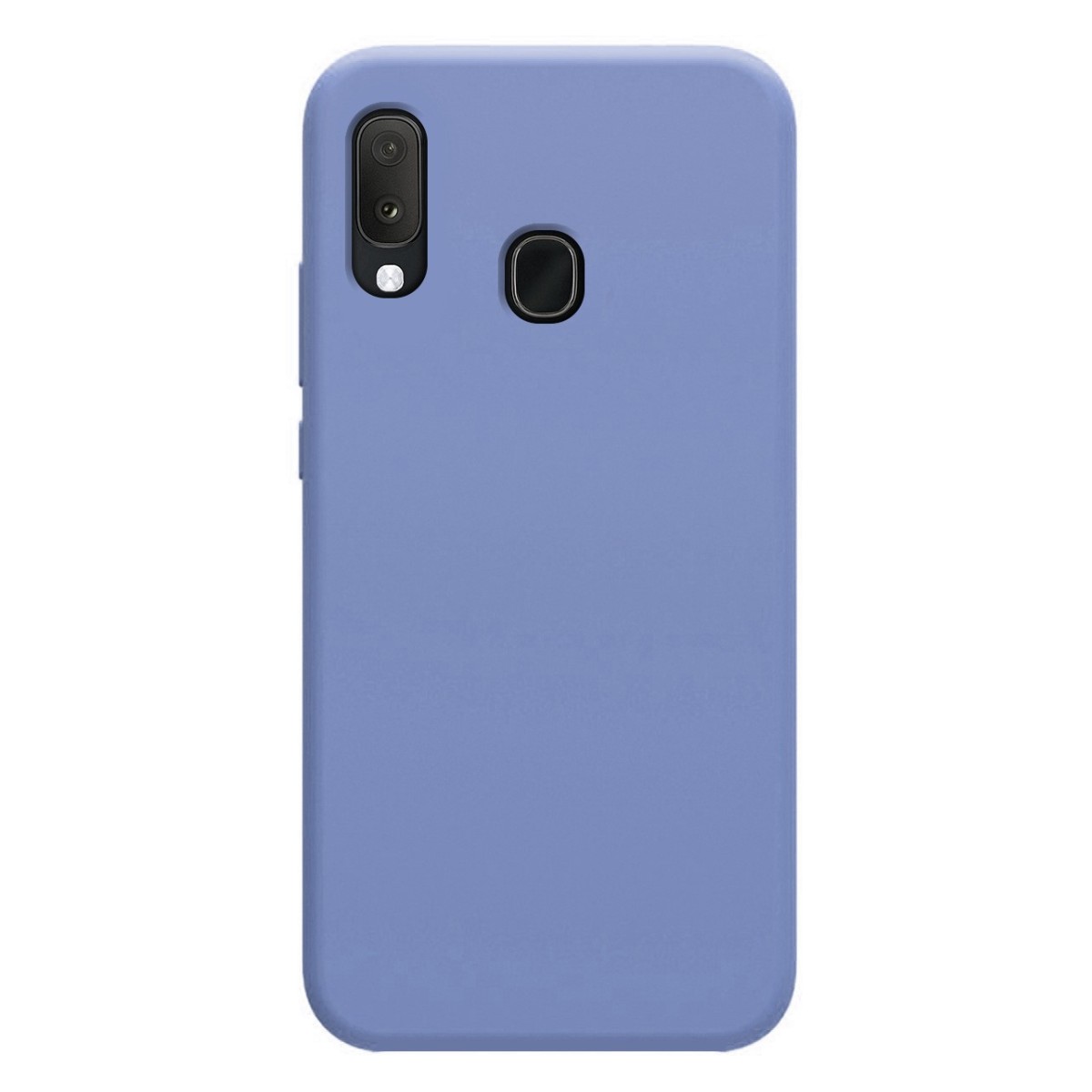 Funda Silicona Líquida Ultra Suave para Samsung Galaxy A20e color Azul Celeste