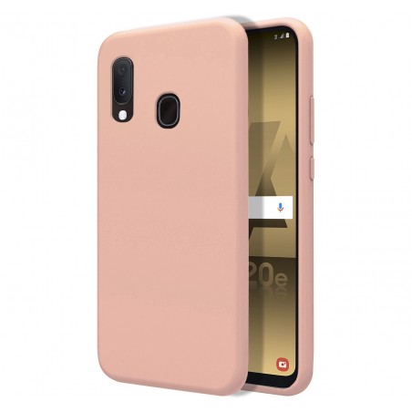 Funda Silicona Líquida Ultra Suave para Samsung Galaxy A20e 5.8 color Rosa