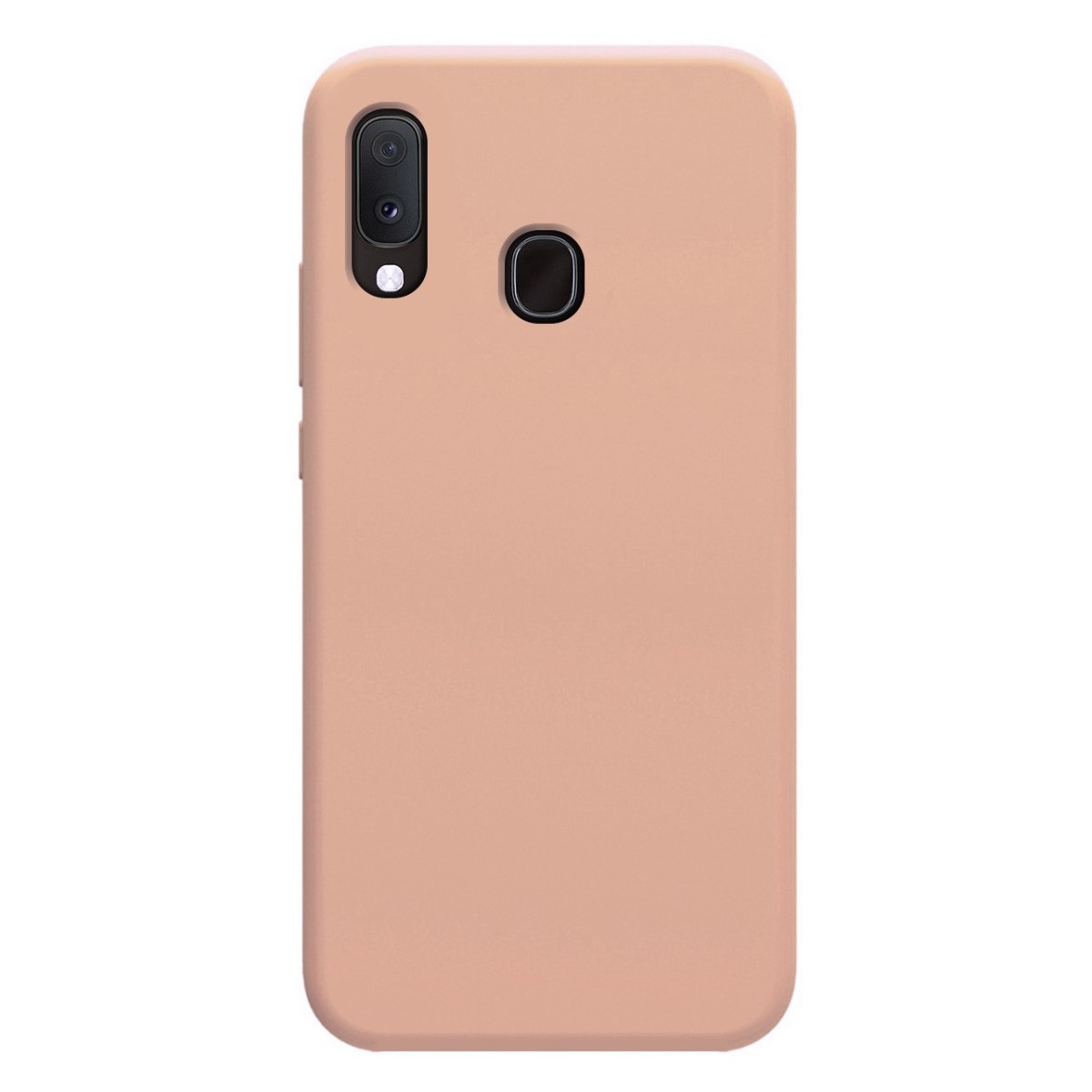 Funda Silicona Líquida Ultra Suave para Samsung Galaxy A20e 5.8 color Rosa