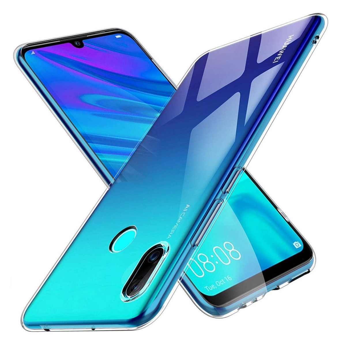 Funda Gel Tpu Fina Ultra-Thin 0,5mm Transparente para Huawei Y6 2019 / Y6s 2019