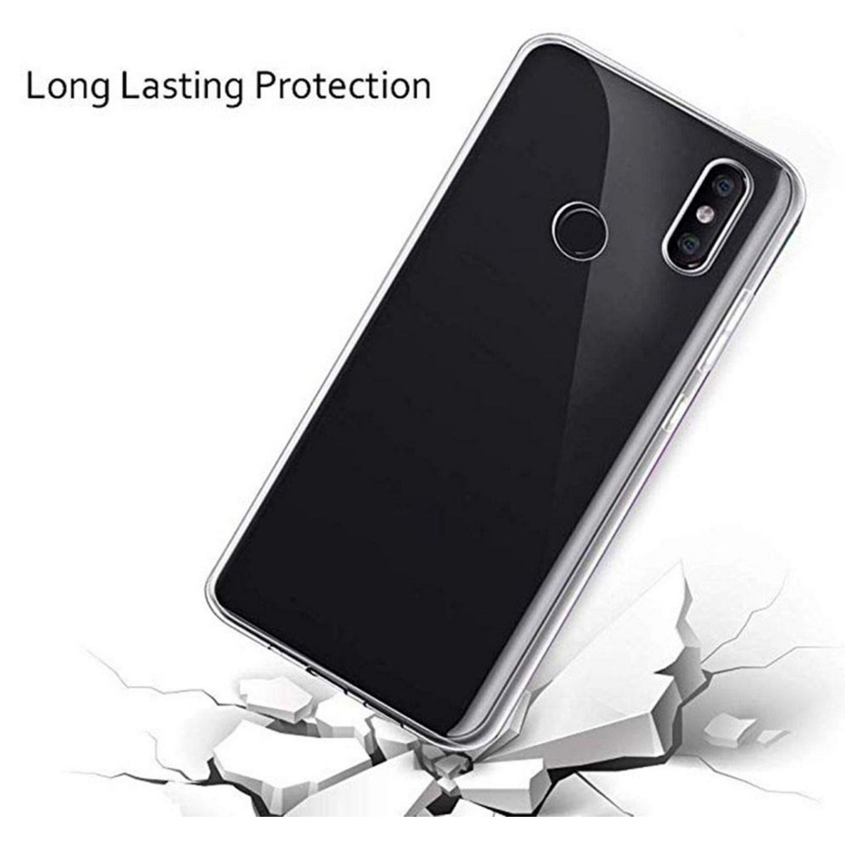 Funda Gel Tpu Fina Ultra-Thin 0,5mm Transparente para Realme 3 Pro