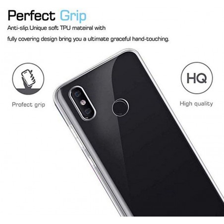 Funda Gel Tpu Fina Ultra-Thin 0,5mm Transparente para Realme 3 Pro