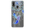 Funda Gel Transparente para Realme 3 Pro diseño Plumas Dibujos