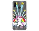 Funda Gel Transparente para Realme 3 Pro diseño Unicornio Dibujos
