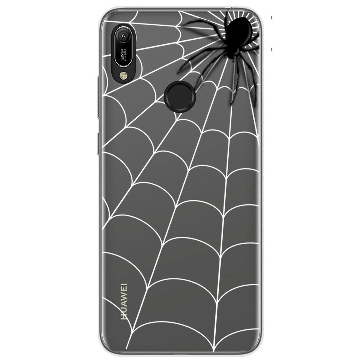 Funda Gel Transparente para Huawei Y6 2019 / Y6s 2019 diseño Araña Dibujos