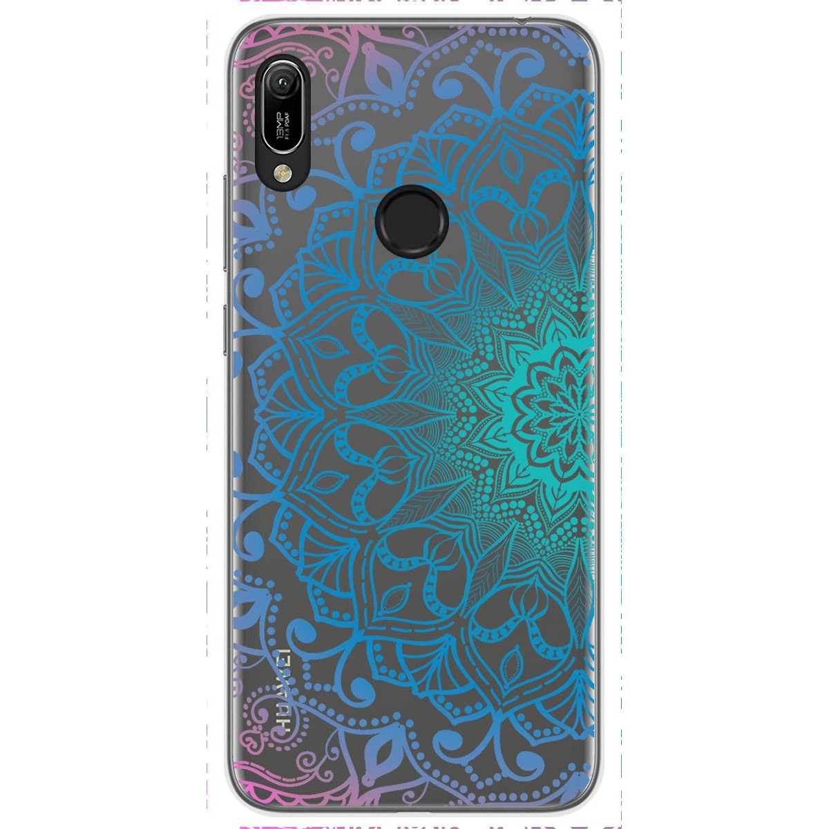 Funda Gel Transparente para Huawei Y6 2019 / Y6s 2019 diseño Mandala Dibujos
