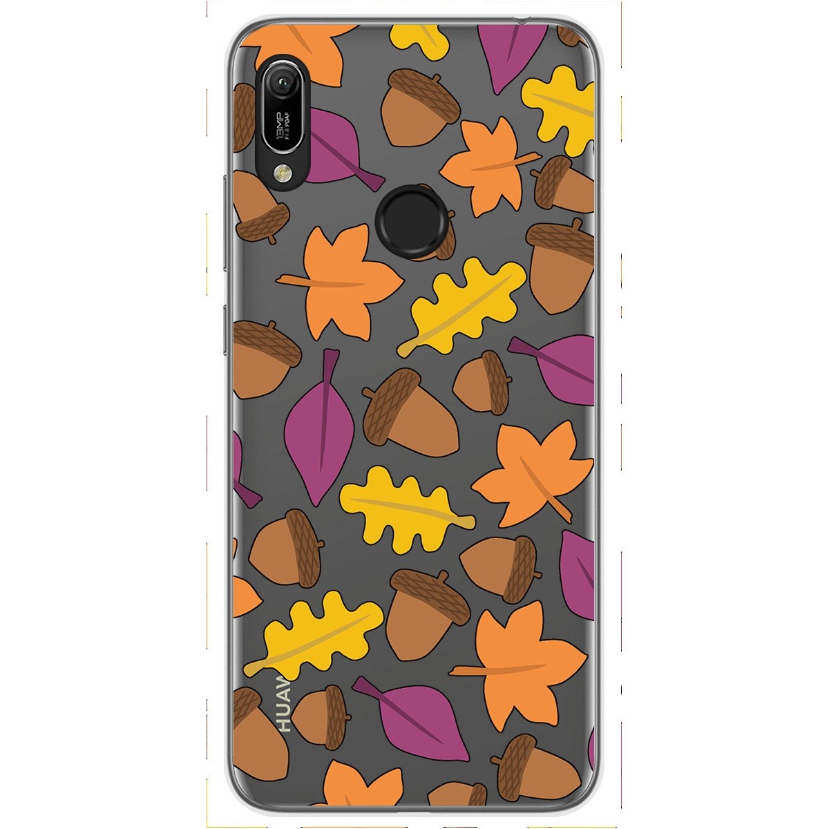 Funda Gel Transparente para Huawei Y6 2019 / Y6s 2019 diseño Otoño Dibujos