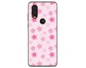 Funda Gel Tpu para Motorola One Vision diseño Flores Dibujos