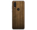 Funda Gel Tpu para Motorola One Vision diseño Madera Dibujos