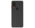 Funda Gel Tpu para Motorola One Vision diseño Metal Dibujos