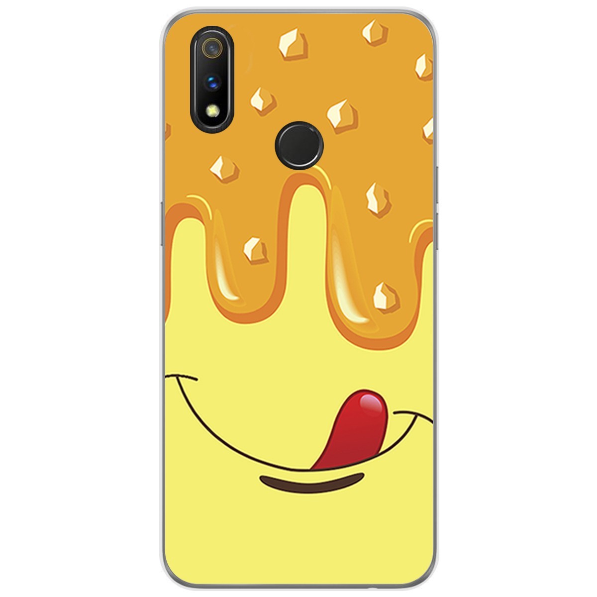 Funda Gel Tpu para Realme 3 Pro diseño Helado Vainilla Dibujos