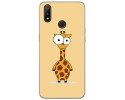 Funda Gel Tpu para Realme 3 Pro diseño Jirafa Dibujos