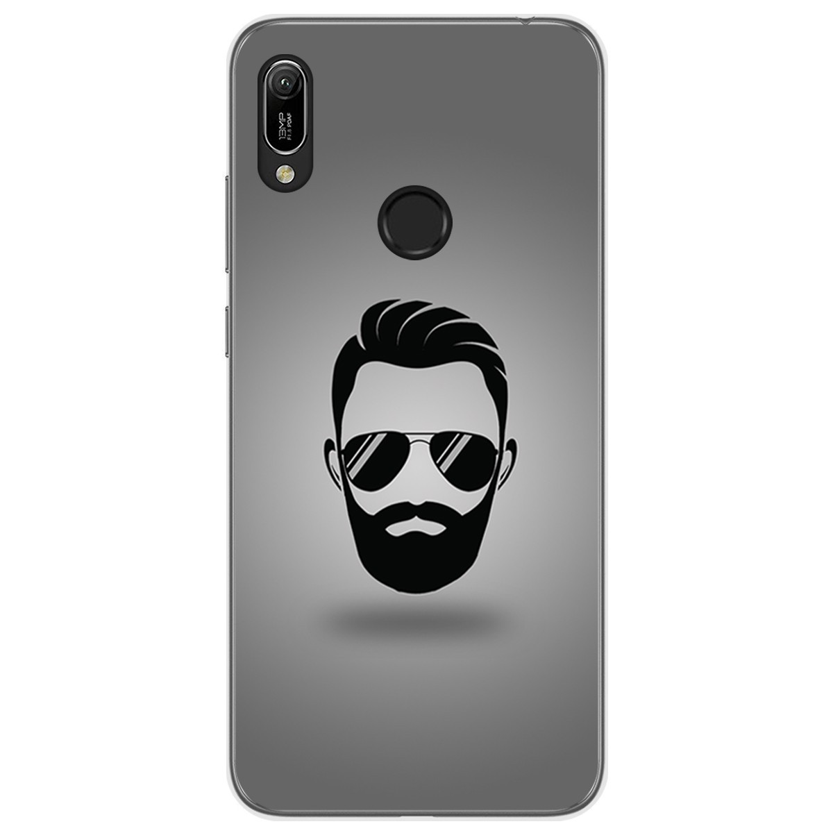 Funda Gel Tpu para Huawei Y6 2019 / Y6s 2019 diseño Barba Dibujos