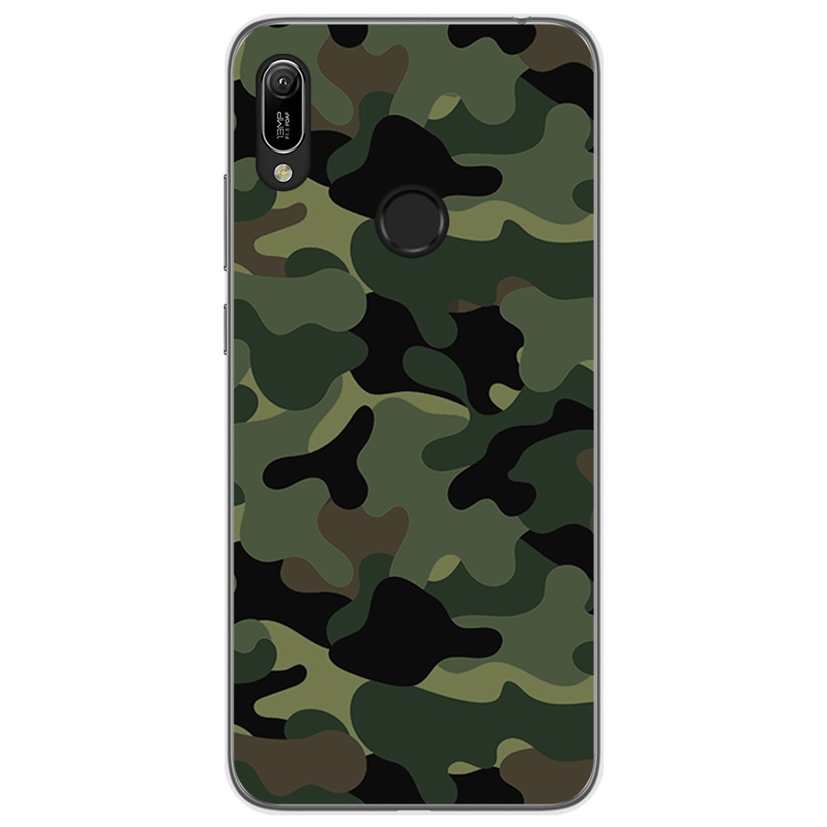 Funda Gel Tpu para Huawei Y6 2019 / Y6s 2019 diseño Camuflaje Dibujos