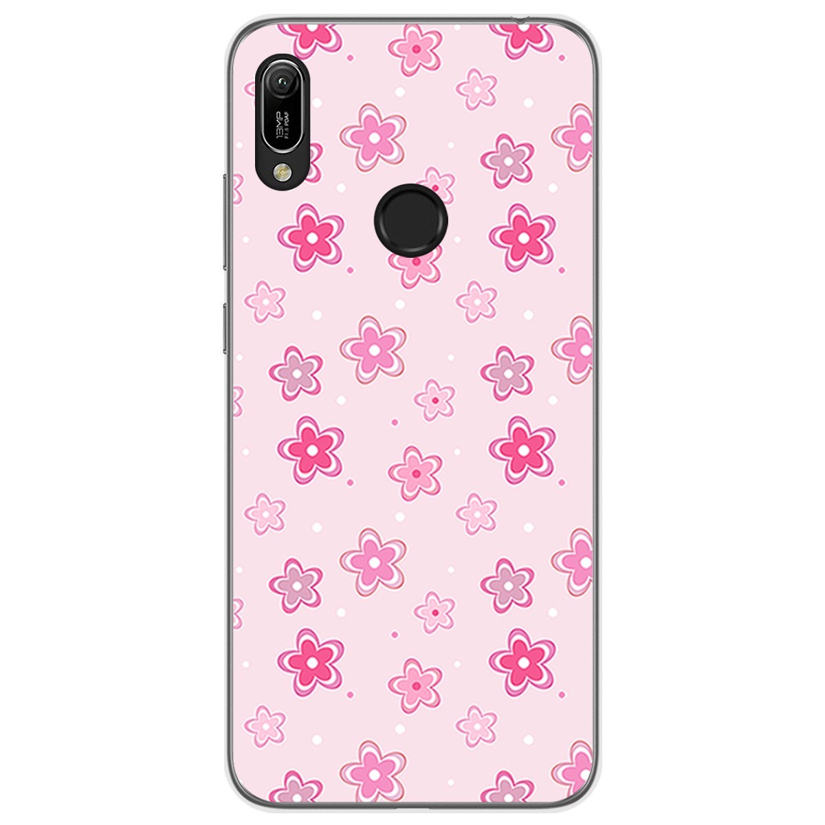 Funda Gel Tpu para Huawei Y6 2019 / Y6s 2019 diseño Flores Dibujos
