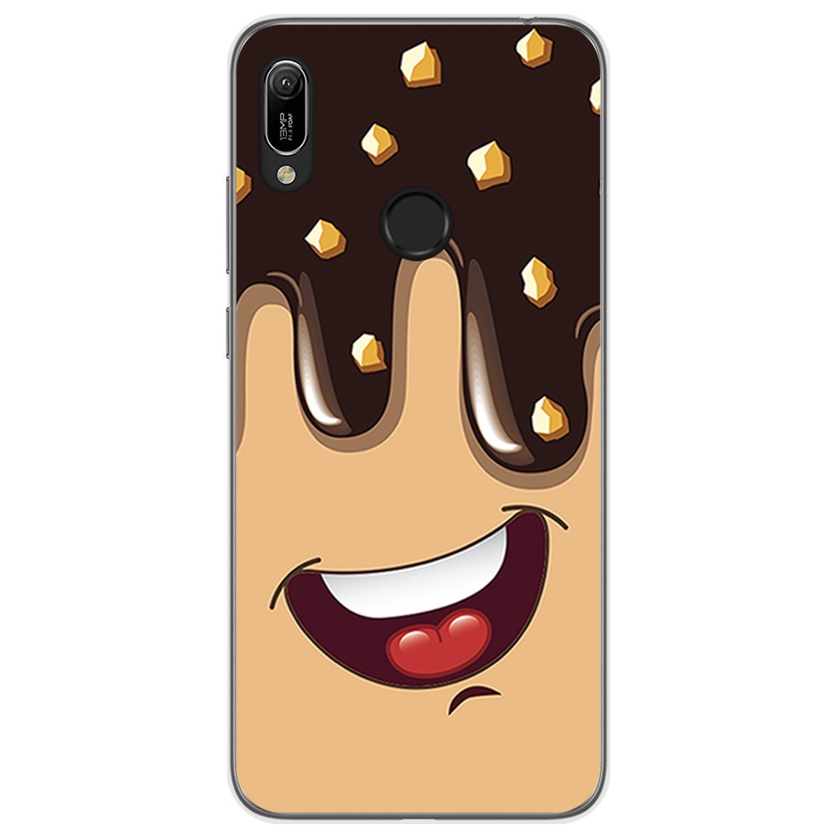 Funda Gel Tpu para Huawei Y6 2019 / Y6s 2019 diseño Helado Chocolate Dibujos