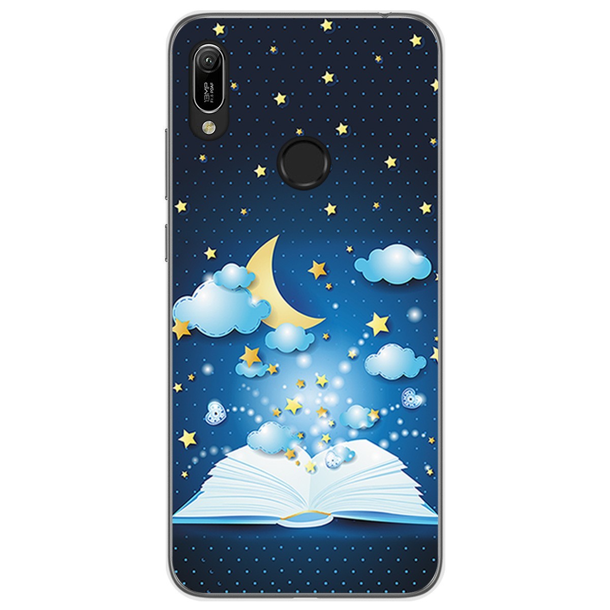 Funda Gel Tpu para Huawei Y6 2019 / Y6s 2019 diseño Libro Cuentos Dibujos