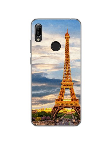 Funda Gel Tpu para Huawei Y6 2019 / Y6s 2019 diseño Paris Dibujos