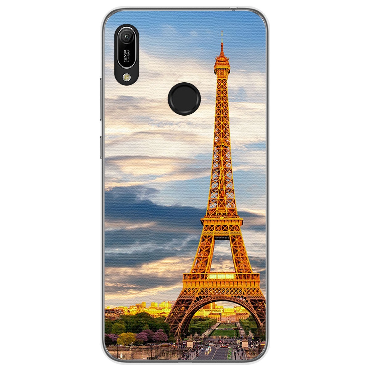 Funda Gel Tpu para Huawei Y6 2019 / Y6s 2019 diseño Paris Dibujos