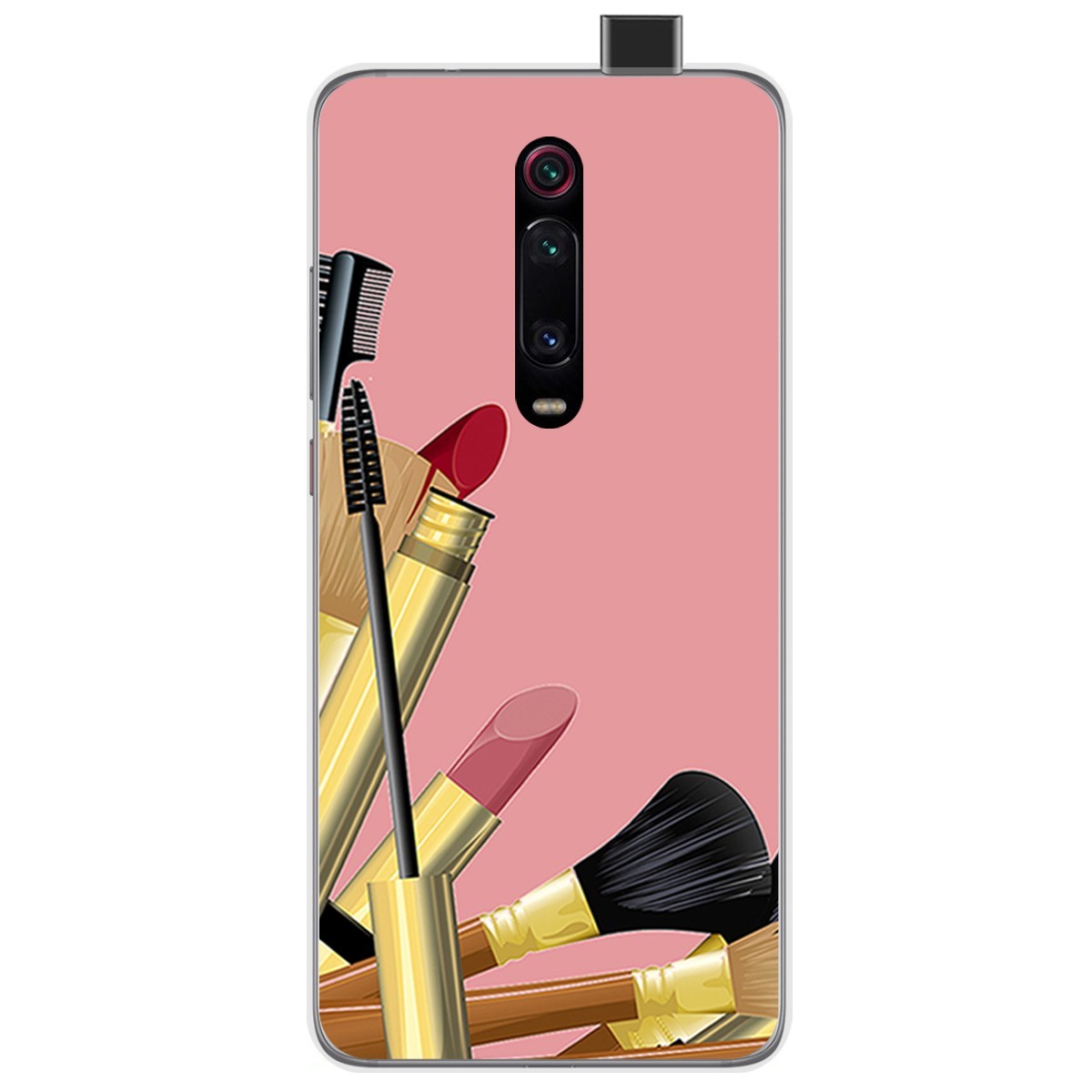 Funda Gel Tpu para Xiaomi Mi 9T / Mi 9T Pro diseño Brochas Dibujos