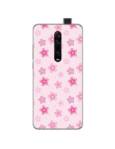 Funda Gel Tpu para Xiaomi Mi 9T / Mi 9T Pro diseño Flores Dibujos