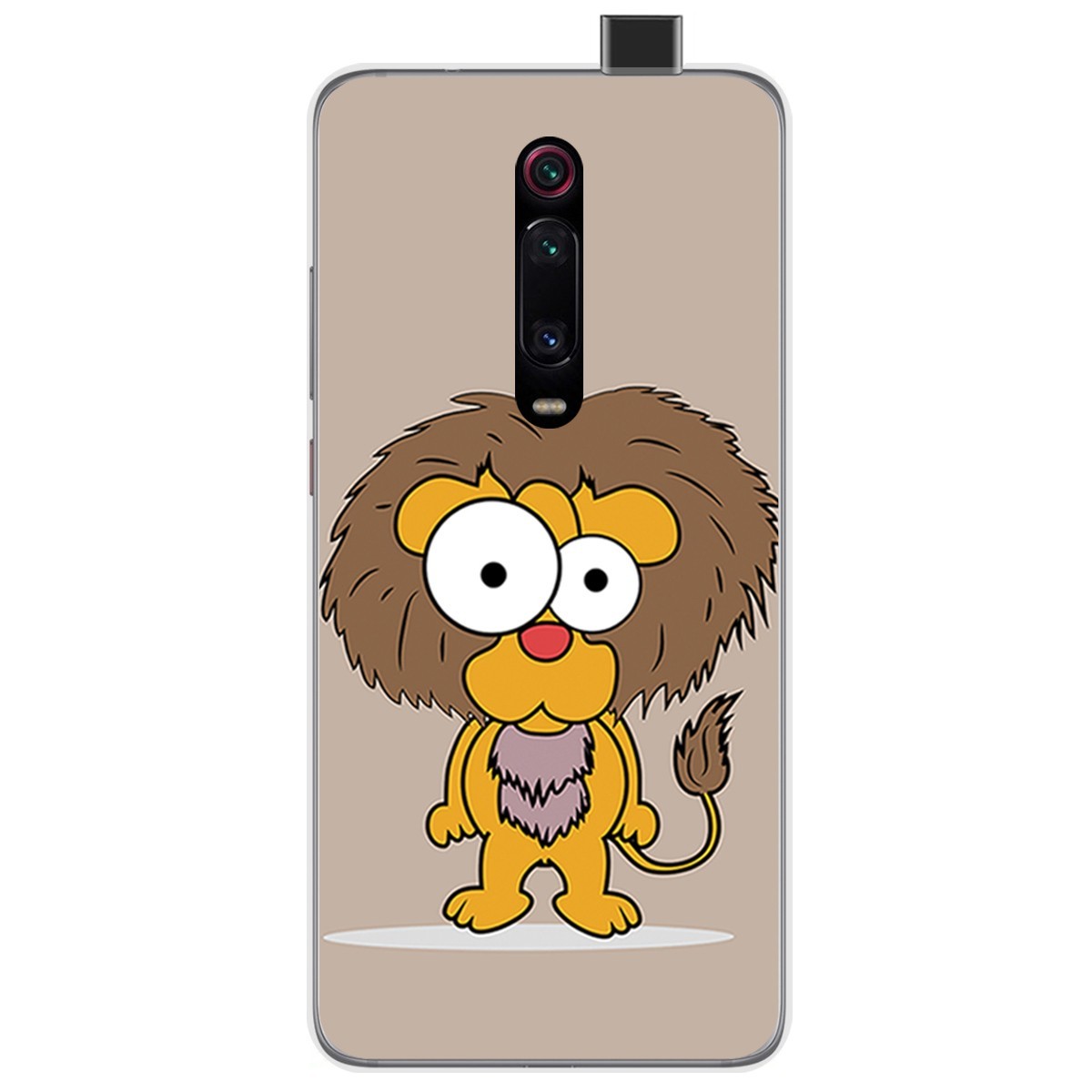Funda Gel Tpu para Xiaomi Mi 9T / Mi 9T Pro diseño Leon Dibujos