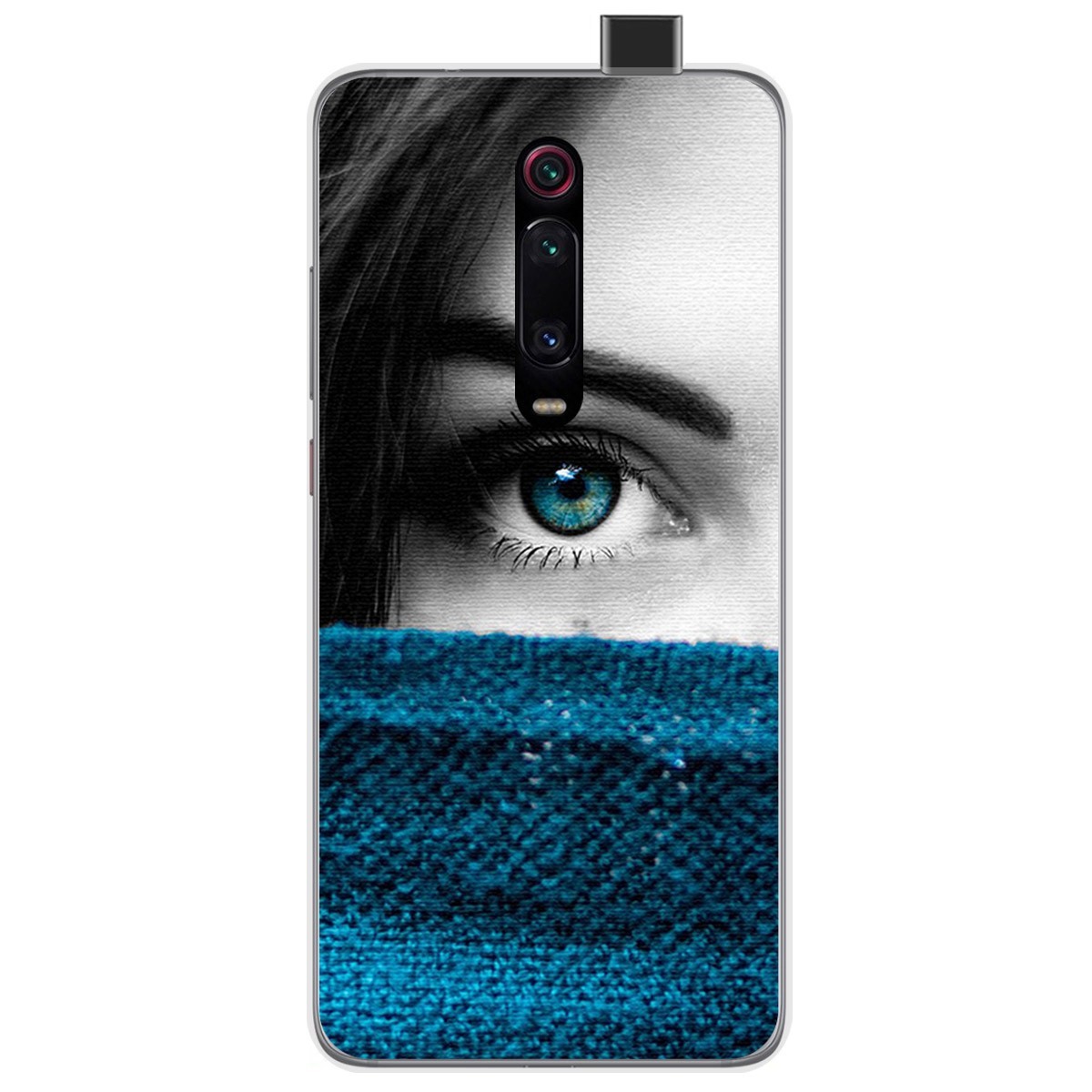 Funda Gel Tpu para Xiaomi Mi 9T / Mi 9T Pro diseño Ojo Dibujos