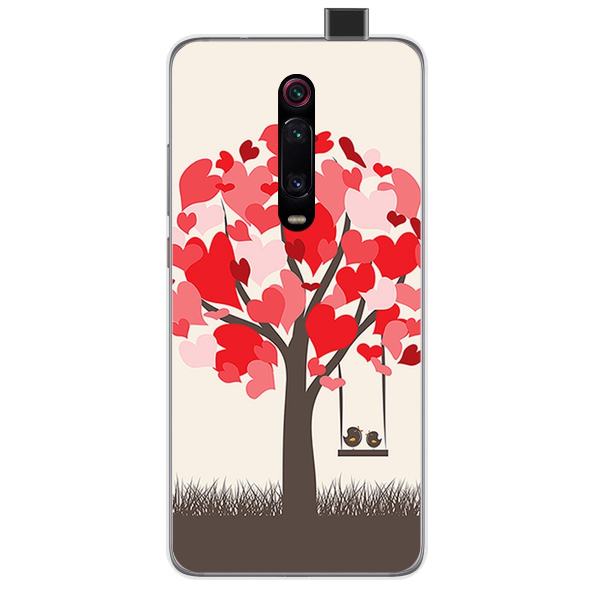 Funda Gel Tpu para Xiaomi Mi 9T / Mi 9T Pro diseño Pajaritos Dibujos