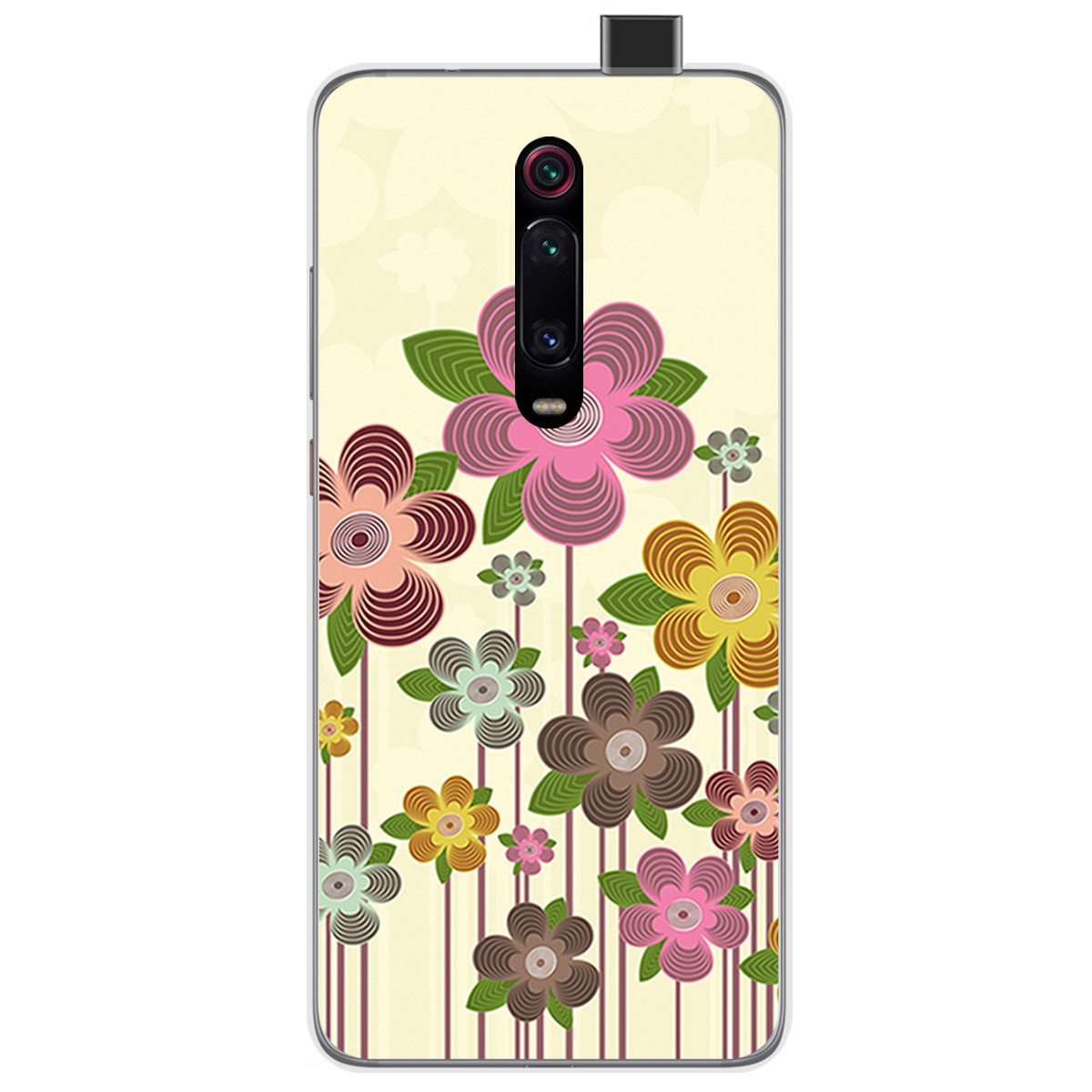 Funda Gel Tpu para Xiaomi Mi 9T / Mi 9T Pro diseño Primavera En Flor Dibujos