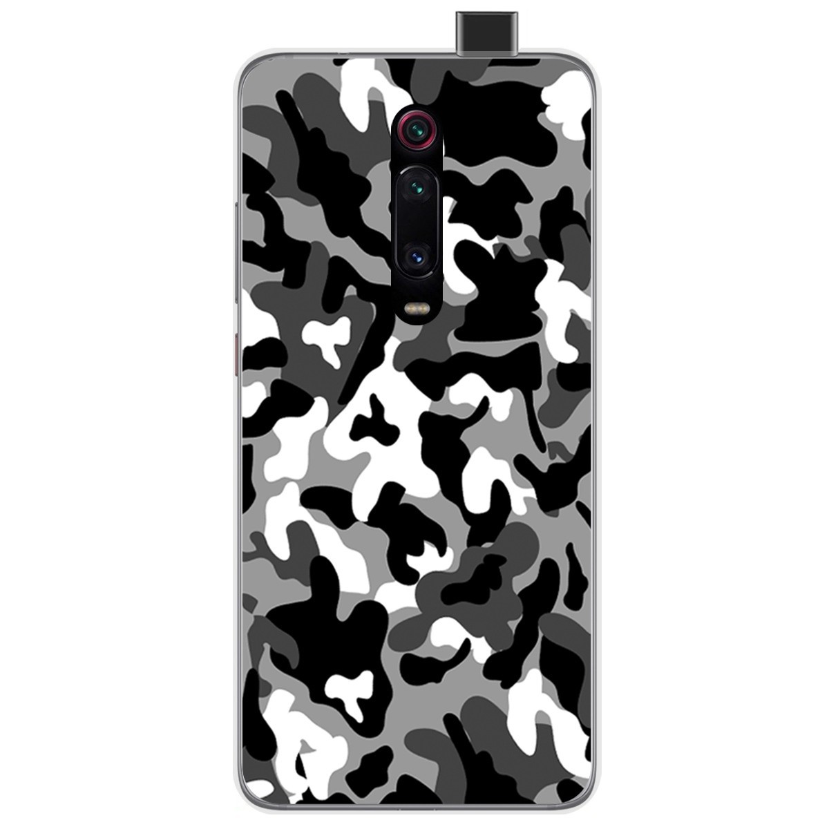 Funda Gel Tpu para Xiaomi Mi 9T / Mi 9T Pro diseño Snow Camuflaje Dibujos