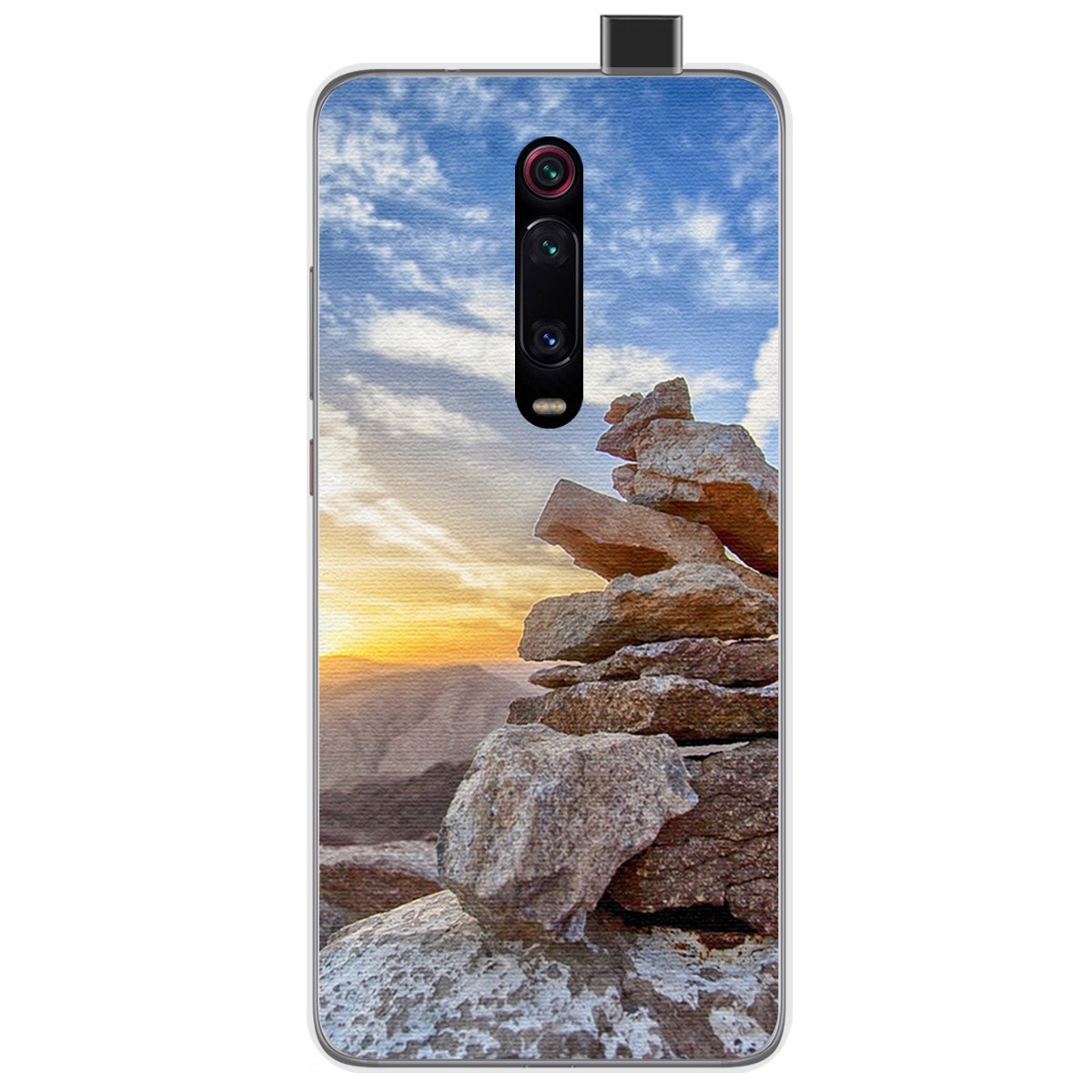 Funda Gel Tpu para Xiaomi Mi 9T / Mi 9T Pro diseño Sunset Dibujos