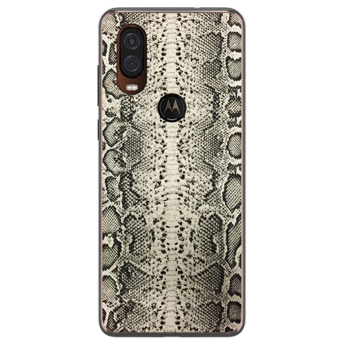 Funda Gel Tpu para Motorola One Vision diseño Animal 01 Dibujos