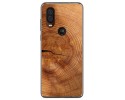 Funda Gel Tpu para Motorola One Vision diseño Madera 04 Dibujos