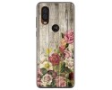 Funda Gel Tpu para Motorola One Vision diseño Madera 08 Dibujos
