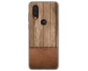 Funda Gel Tpu para Motorola One Vision diseño Madera 09 Dibujos