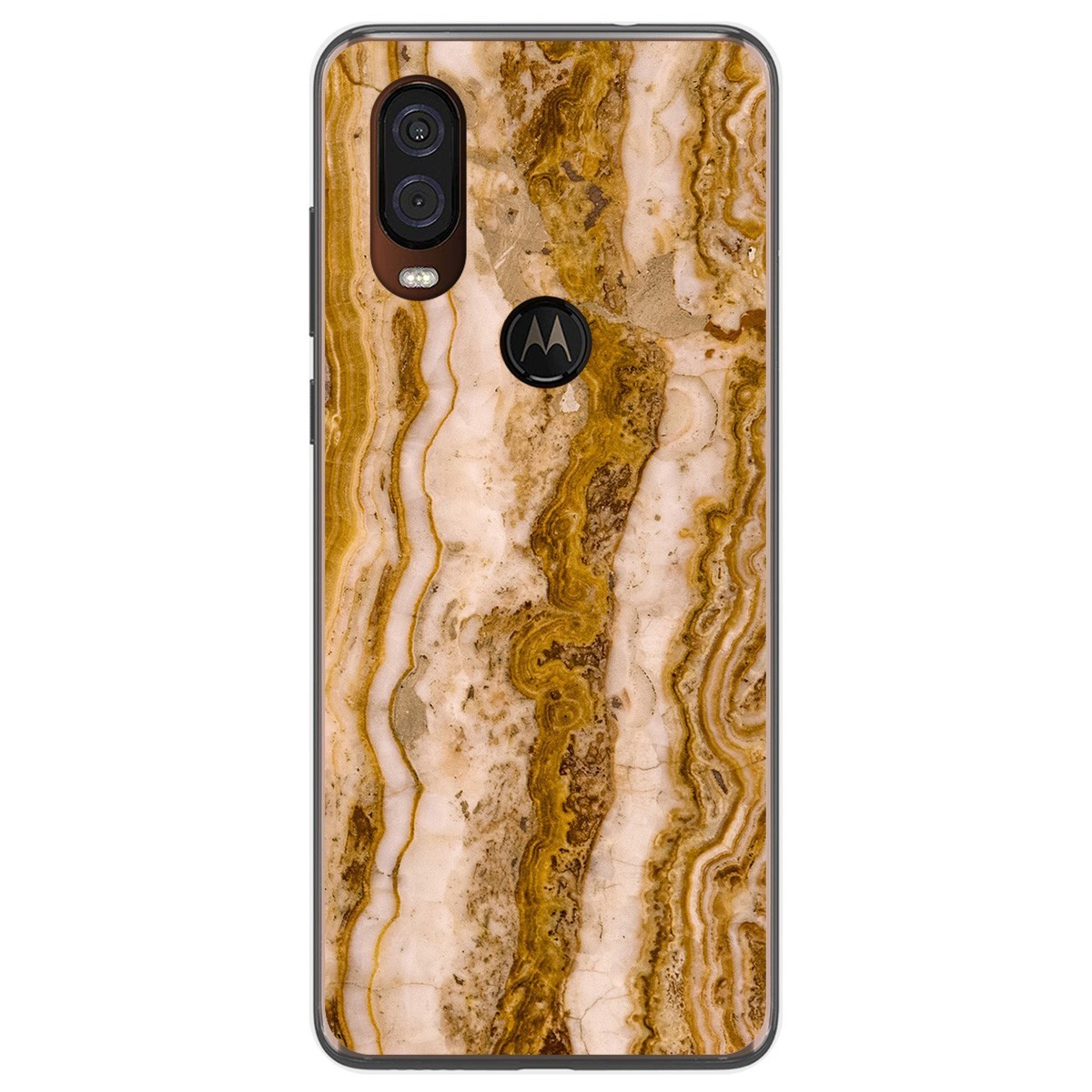 Funda Gel Tpu para Motorola One Vision diseño Mármol 10 Dibujos