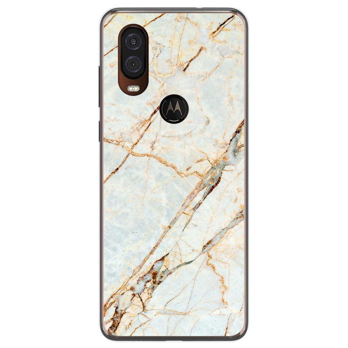 Funda Gel Tpu para Motorola One Vision diseño Mármol 13 Dibujos