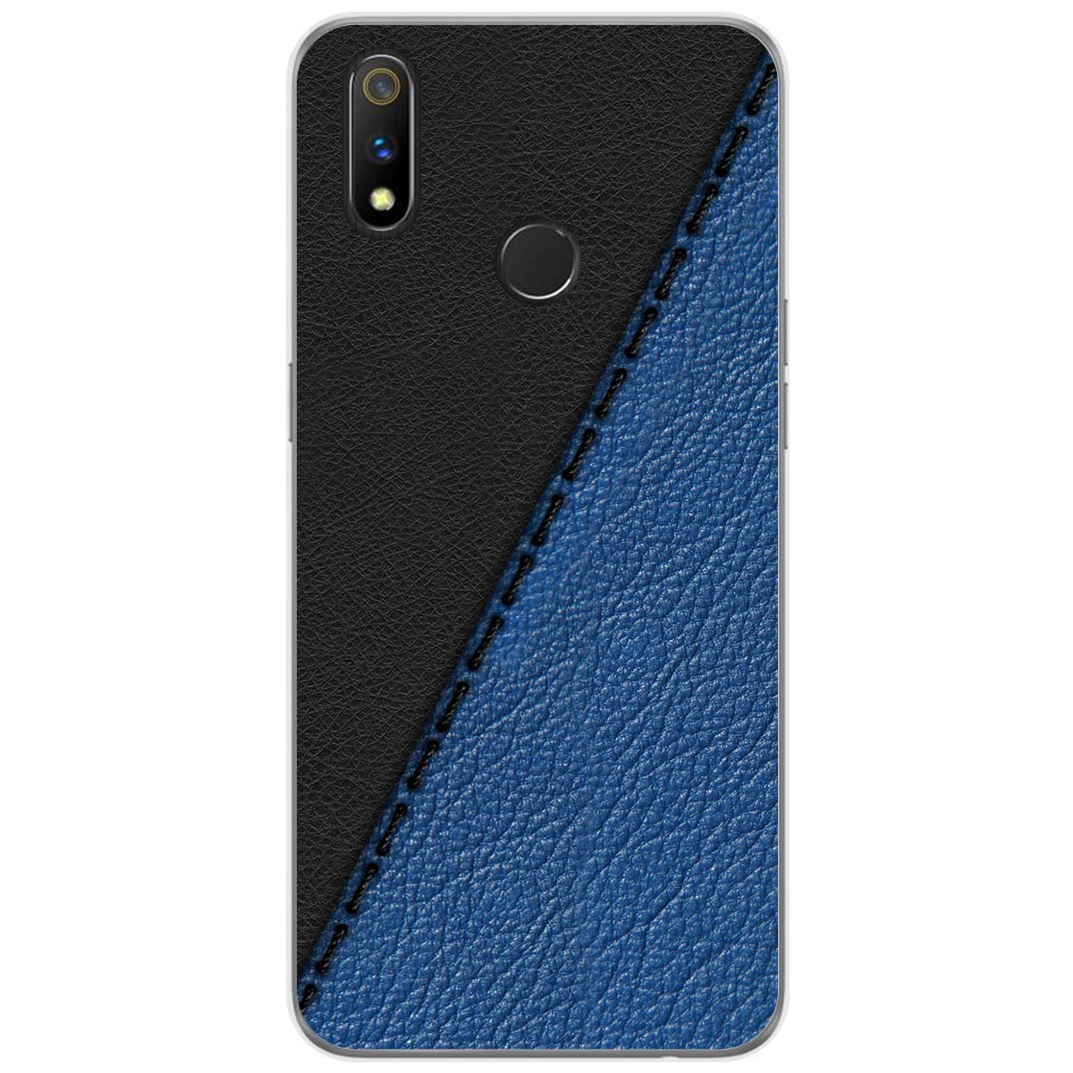 Funda Gel Tpu para Realme 3 Pro diseño Cuero 02 Dibujos