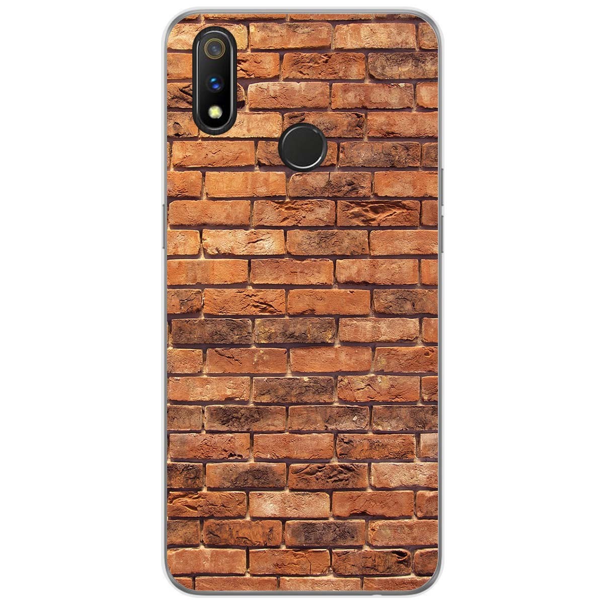 Funda Gel Tpu para Realme 3 Pro diseño Ladrillo 04 Dibujos