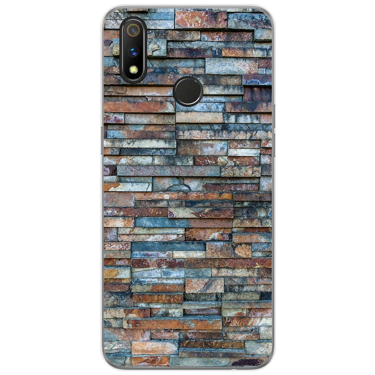 Funda Gel Tpu para Realme 3 Pro diseño Ladrillo 05 Dibujos