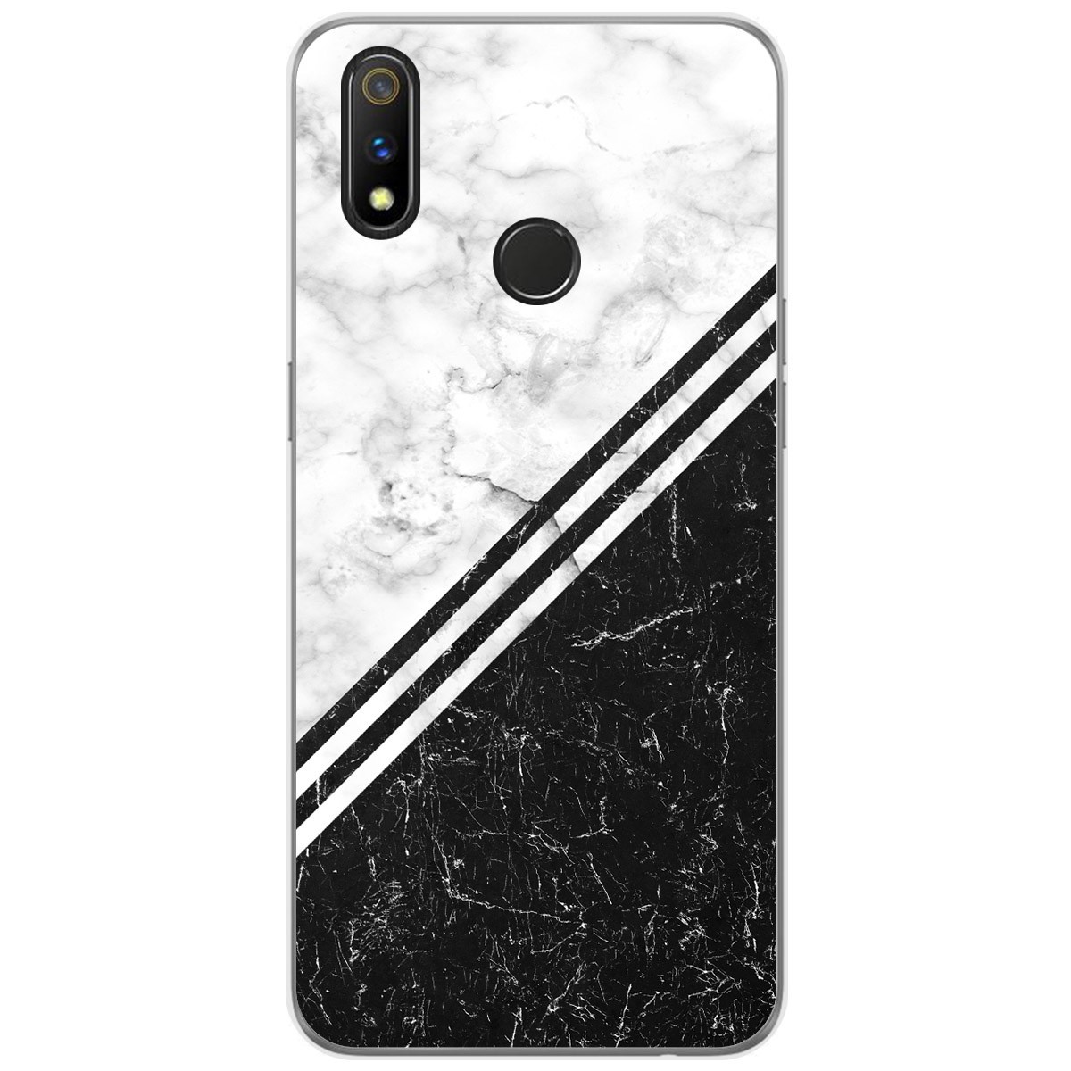 Funda Gel Tpu para Realme 3 Pro diseño Mármol 01 Dibujos