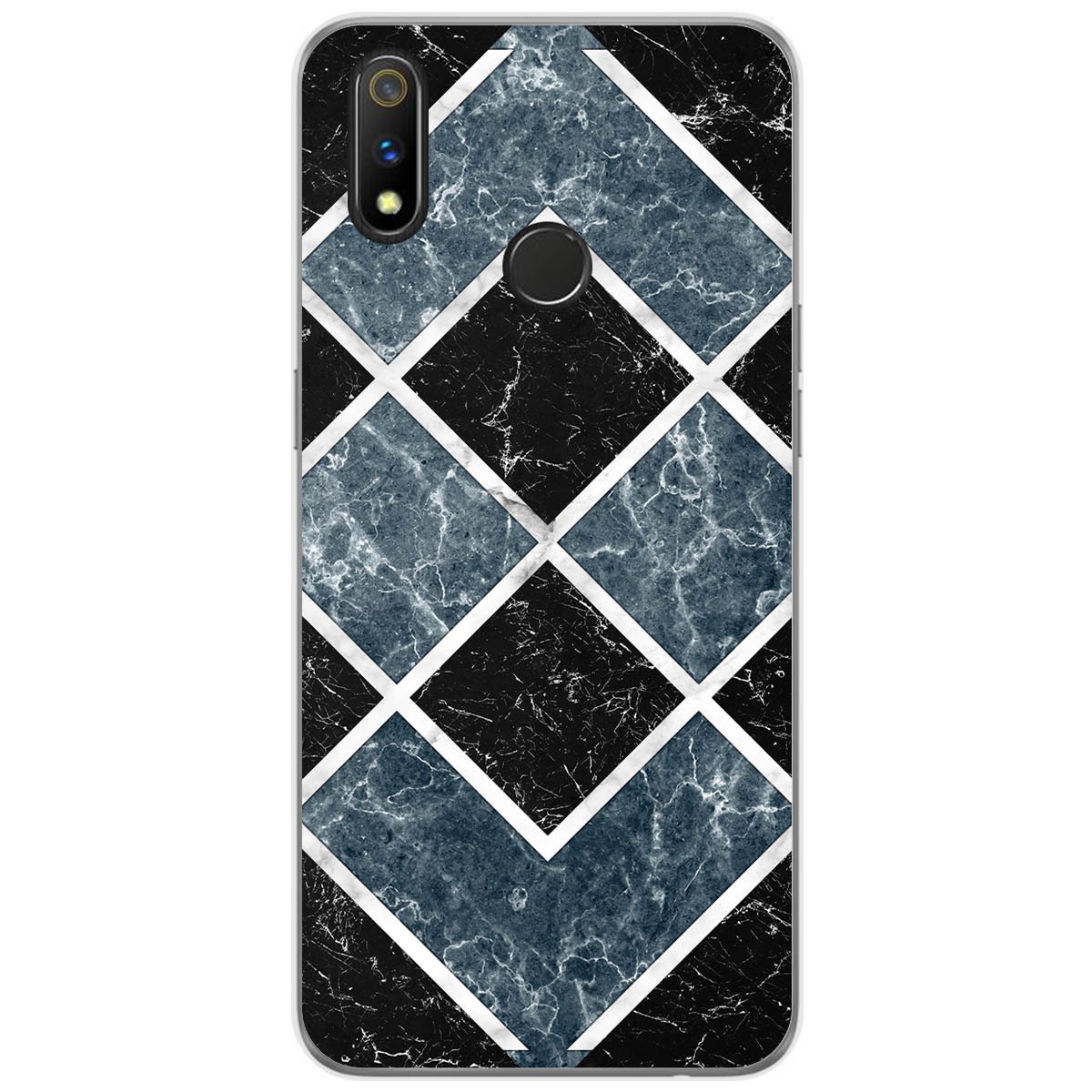 Funda Gel Tpu para Realme 3 Pro diseño Mármol 06 Dibujos