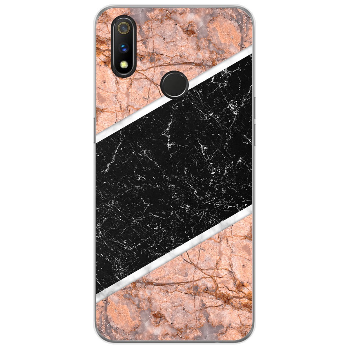 Funda Gel Tpu para Realme 3 Pro diseño Mármol 07 Dibujos