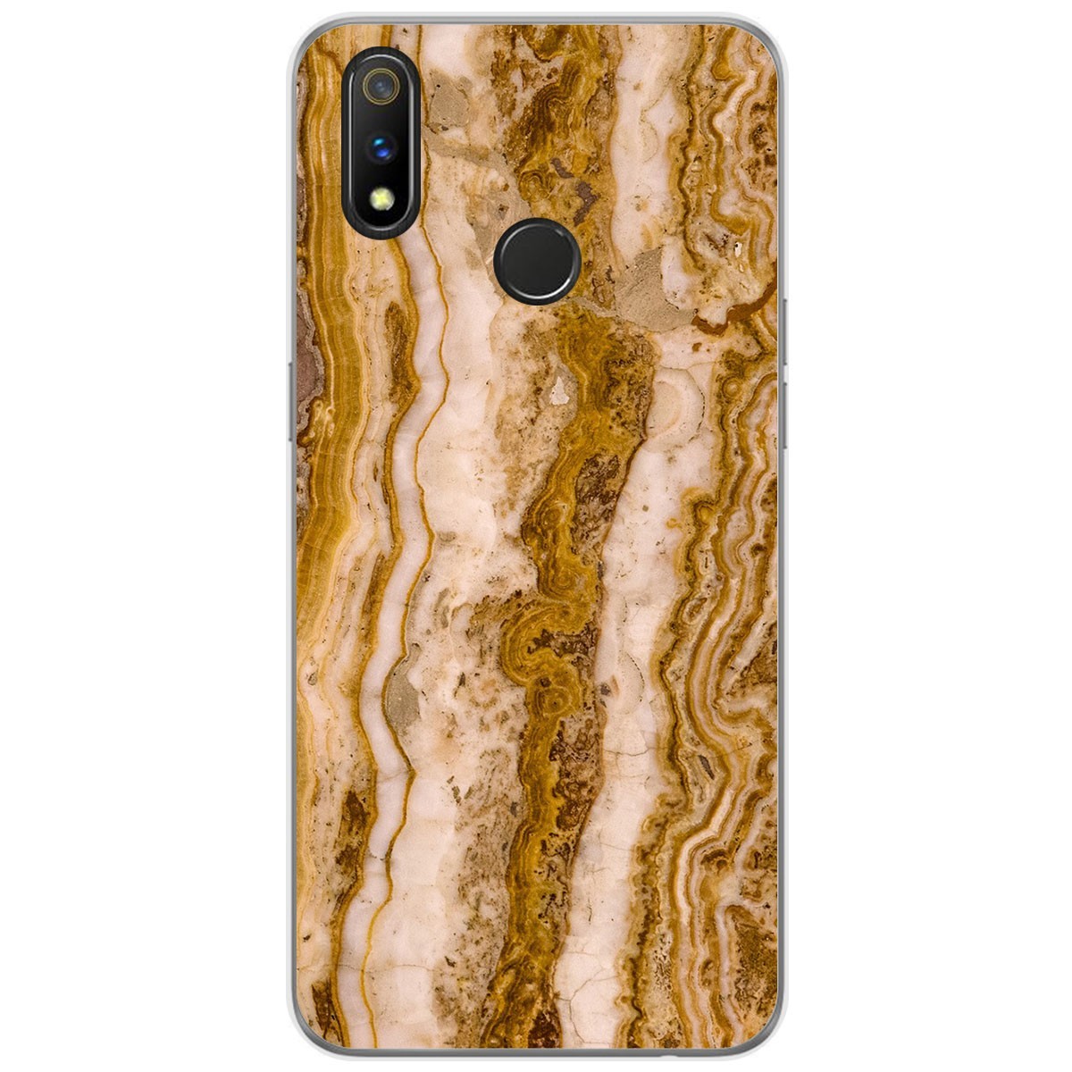 Funda Gel Tpu para Realme 3 Pro diseño Mármol 10 Dibujos