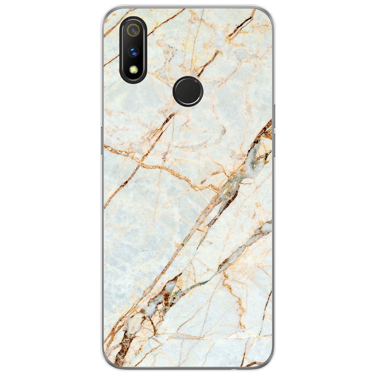 Funda Gel Tpu para Realme 3 Pro diseño Mármol 13 Dibujos