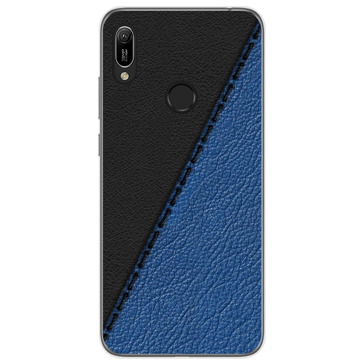 Funda Gel Tpu para Huawei Y6 2019 / Y6s 2019 diseño Cuero 02 Dibujos