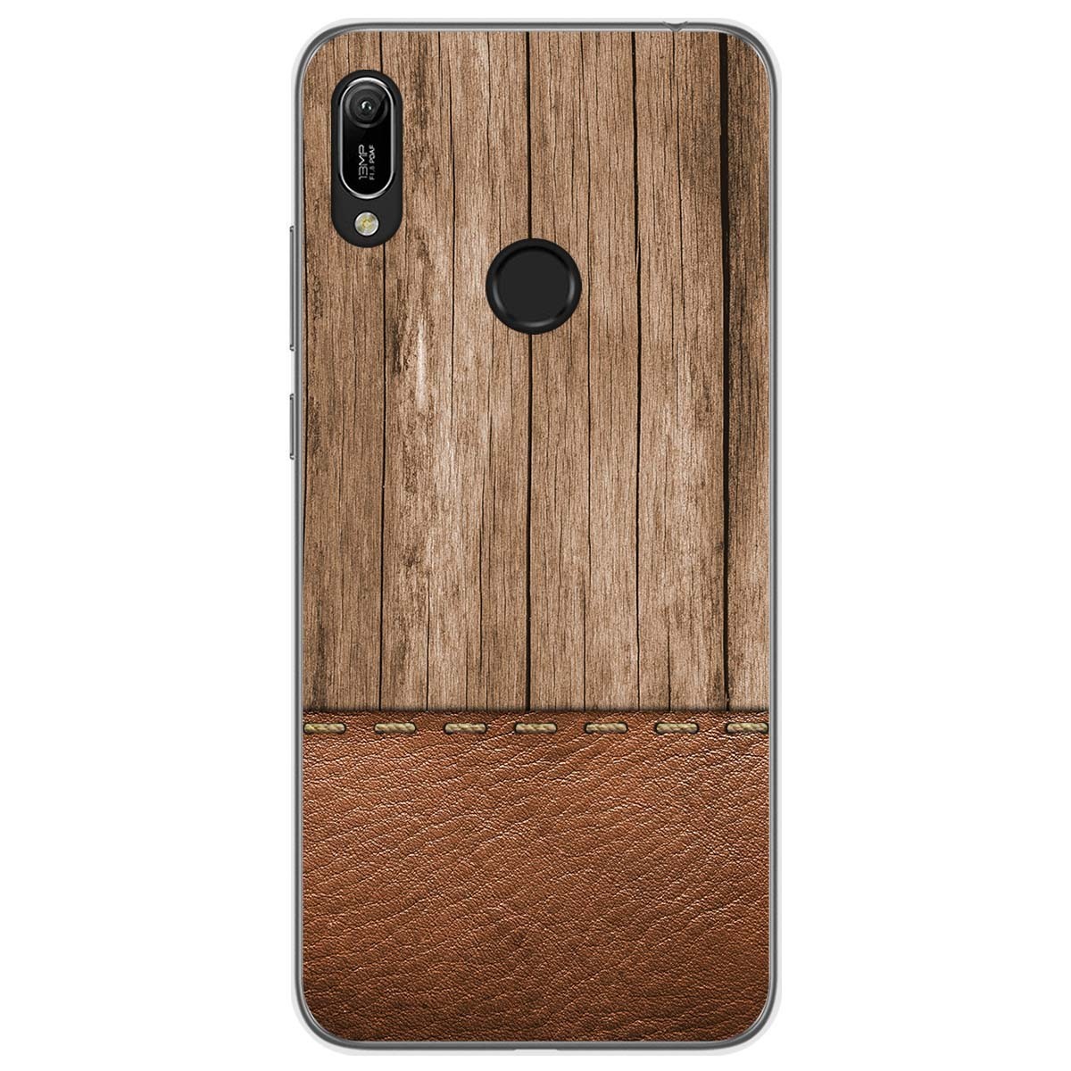 Funda Gel Tpu para Huawei Y6 2019 / Y6s 2019 diseño Madera 09 Dibujos