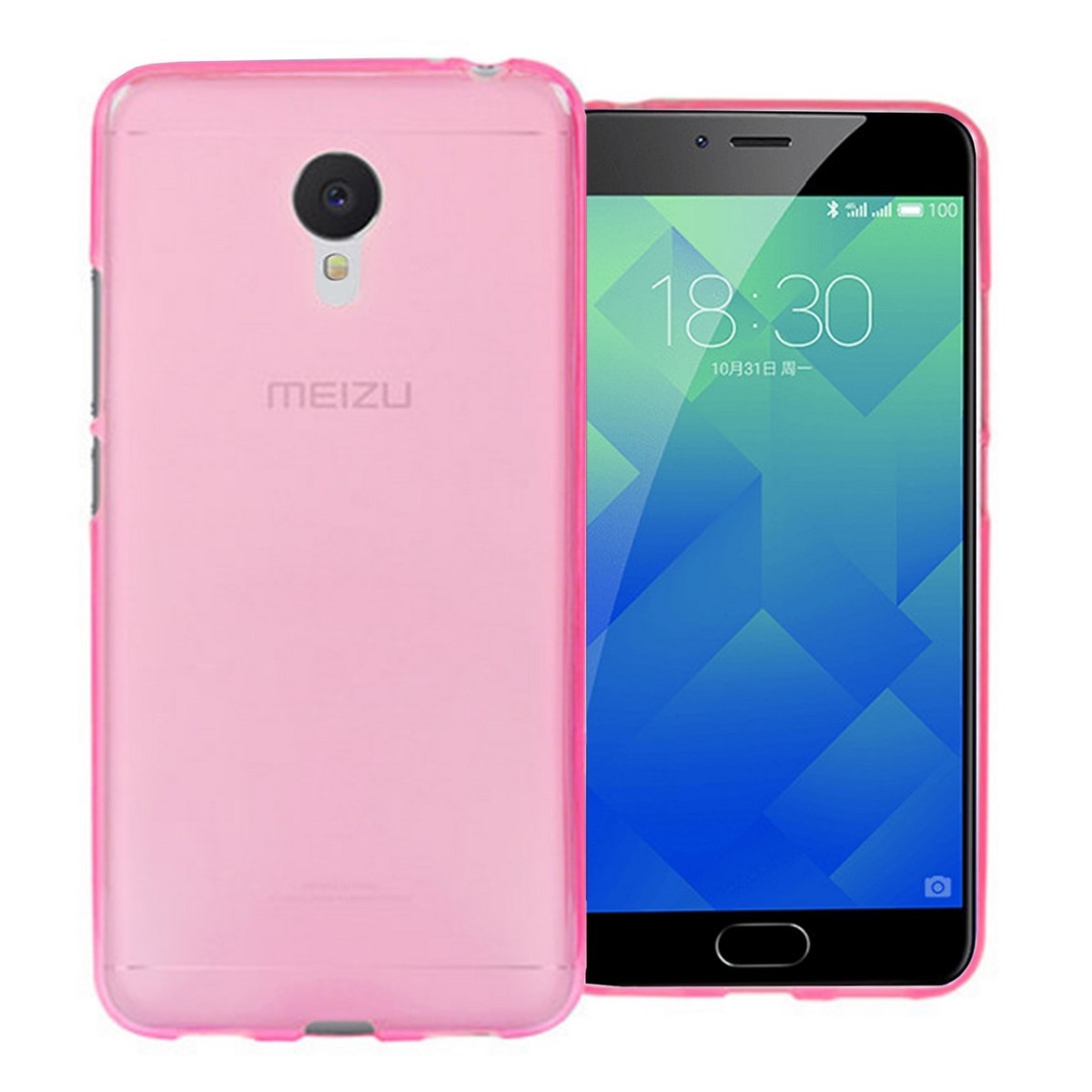 Funda Gel Tpu para Meizu M5 Note Color Rosa