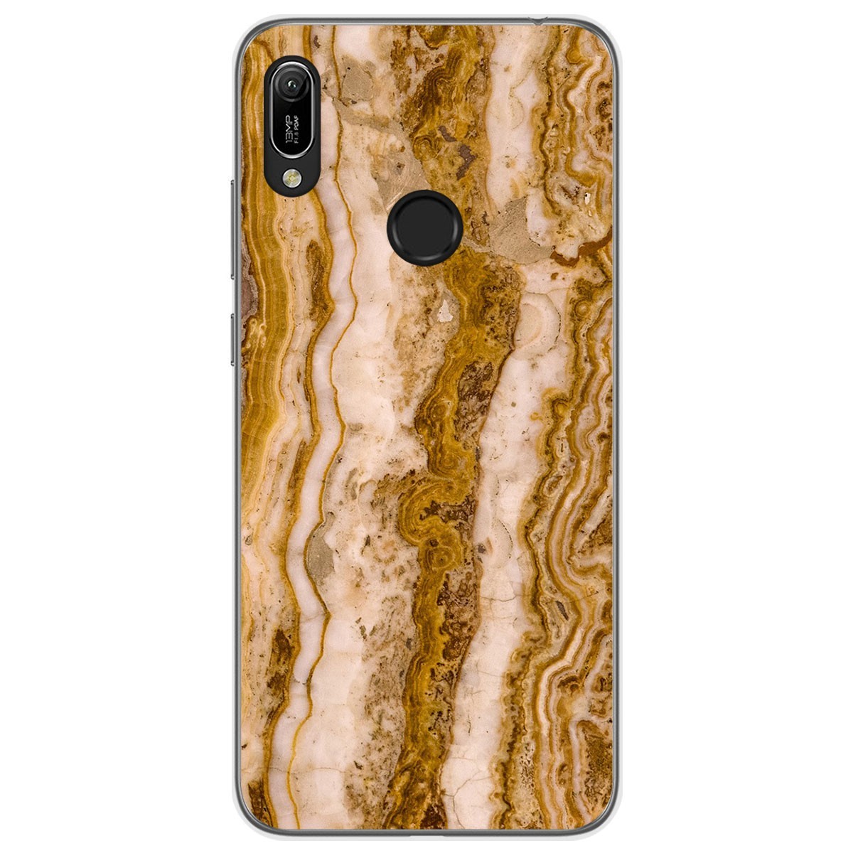 Funda Gel Tpu para Huawei Y6 2019 / Y6s 2019 diseño Mármol 10 Dibujos