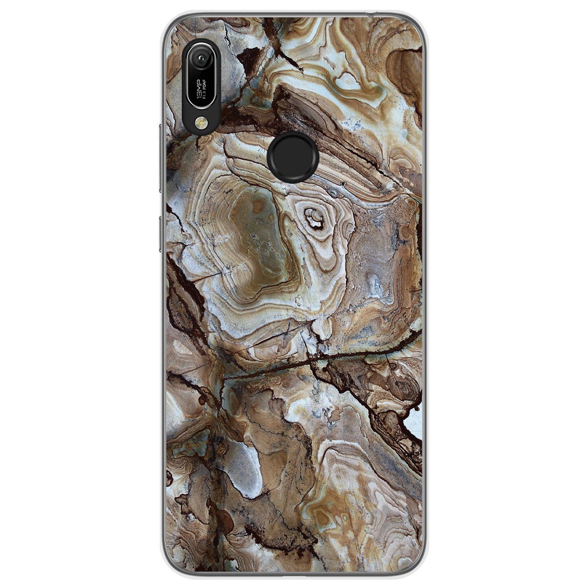 Funda Gel Tpu para Huawei Y6 2019 / Y6s 2019 diseño Mármol 14 Dibujos